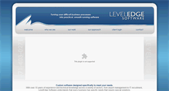 Desktop Screenshot of leveledgesoftware.com