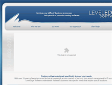 Tablet Screenshot of leveledgesoftware.com